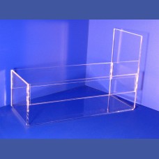 CAJA Con 1/2 lateral frontal de 100 mm trasero 180 mm<br>Medidas: 125 x 300 x 100 mm<br>